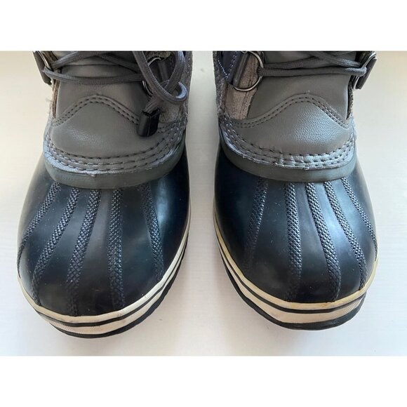 Sorel NY1858-052 Joan of Arctic Gray Fur Lined Winter Snow Boots Women's 7 - Picture 5 of 8